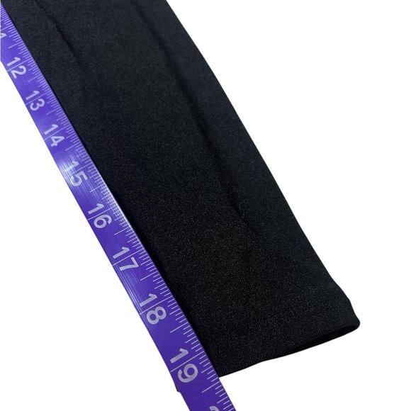 Good American Shimmer Wrap V Neck Top Size 2 Long Sleeve Waist Tie Detail Shirt - Picture 9 of 14